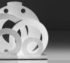 1_ ePTFE-Material 28LS_LE JPG RGB HG Flachdichtungen aus multidirektional expandiertem PTFE ermöglichen eine hohe Flächenpressung und können in Pharma- und Lebens- mittelkontakt eingesetzt werden.