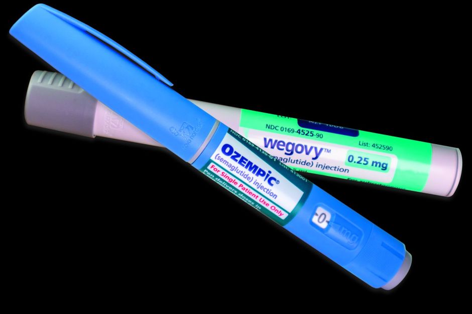 Die als „Abnehm-Spritzen“ bekanntgewordenen Medikamente Wegovy und Ozempic von Novo Nordisk kommen im Pen-Format zur Selbstanwendung.