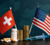Symbolbild Pharmstandort Schweiz vs. USA