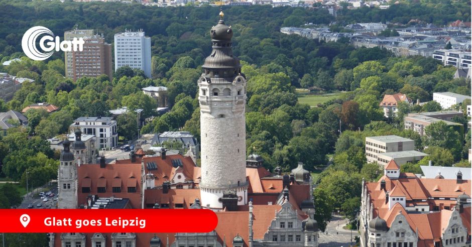 Luftbild von Leipzig