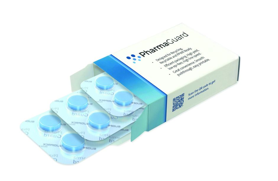 Blisterlösung Pharmaguard für Tabletten, Beispielverpackung