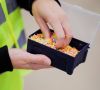 Kunststoffgranulat aus Laborabfällen