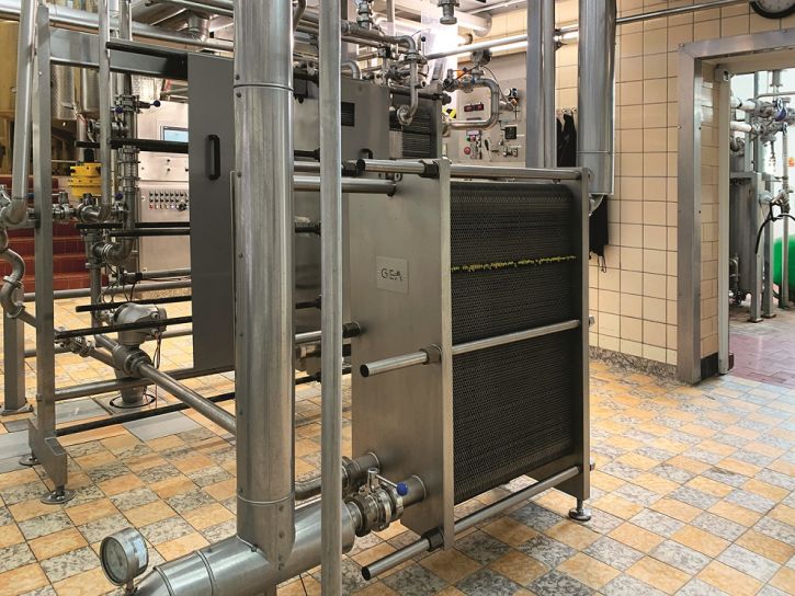 Wärmetauscher Eiproduktion