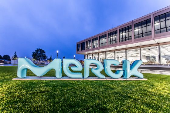 Merck-Logo in Darmstadt