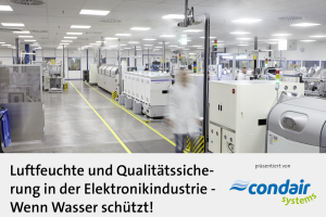 Whitepaper Condair Warum schützt Wasser in der Elektronikfertigung?