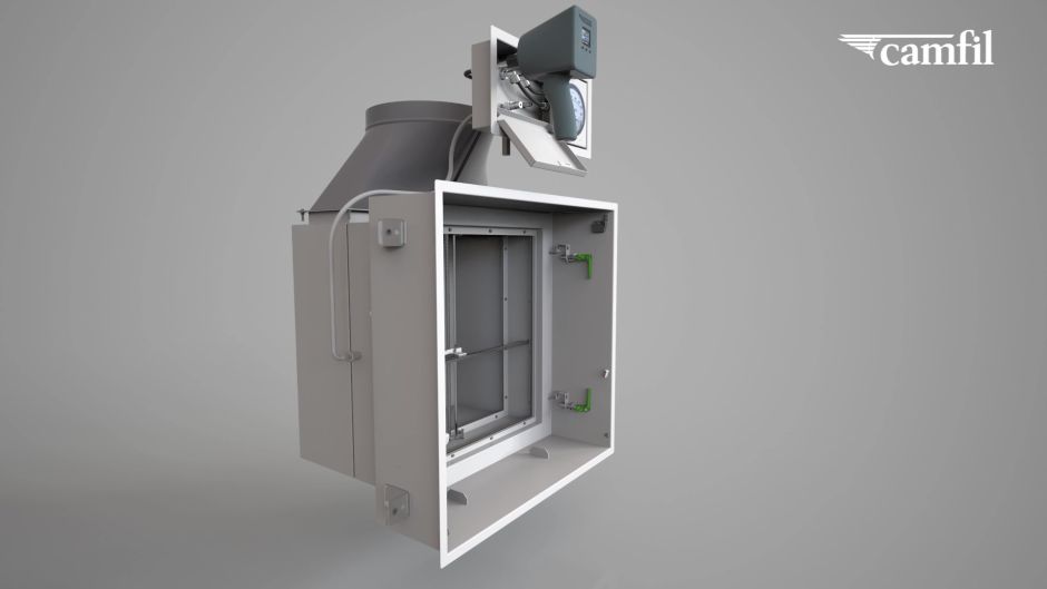 Camfil Cleanseal Exhaust Integrity mit Prüfsonde