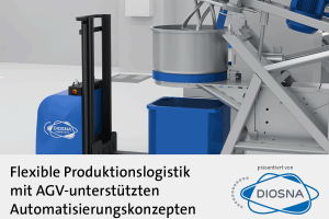 Anlaufbild Whitepaper Diosna Flexible Produktionslogistik