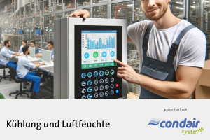 Whitepaper Condair - Wie optimiert man Kühlung in Produktionsstätten? Das Whitepaper bietet einen umfassenden Einblick in die Bedeutung eines optimalen Raumklimas in Produktionsanlagen. Es betont die negativen Auswirkungen von steigenden Temperaturen auf Mitarbeiter und Produktionsprozesse und liefert Lösungen, um die Raumtemperaturen kosteneffizient zu regulieren. Darüber hinaus wird die adiabatische Verdunstungskühlung als kostensparende Methode hervorgehoben und der effiziente Einsatz von Hochdruck-Luftbefeuchtung in industriellen Anwendungen erläutert
