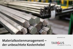 Whitepaper Targus: Materialkostenmanagement – der unbeachtete Kostenhebel